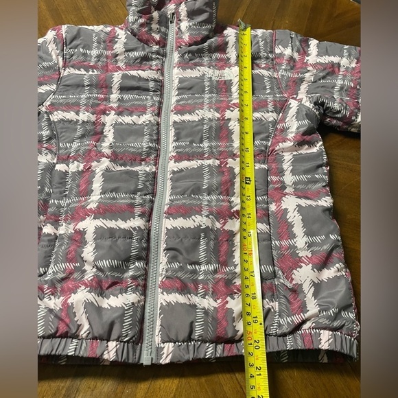 THE NORTH FACE Full Zip Puffer Ski Winter Jacket Plaid Outdoors Snow Size XS - Picture 4 of 8